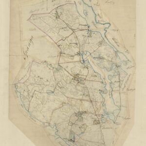 Historisk karta över Solna socken 1837